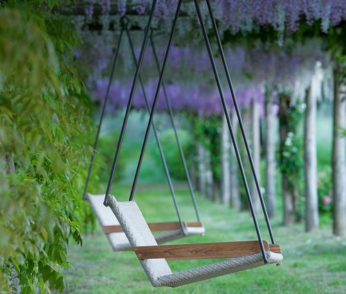Matteo Thun grows Allaperto collection with new suspended outdoor armchair