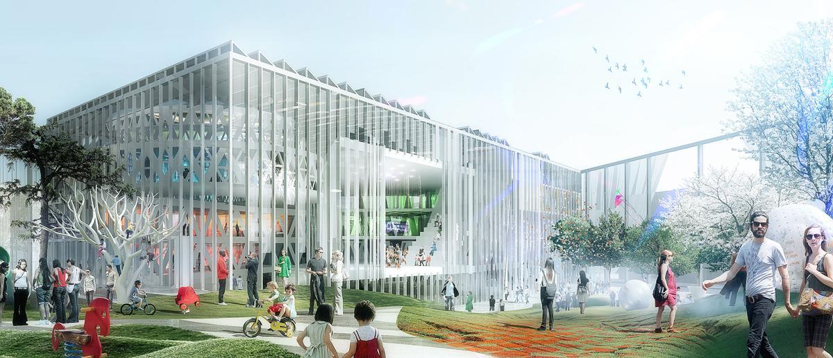 The House of Culture and Movement in Copenhagen by ADEPT and MVRDV