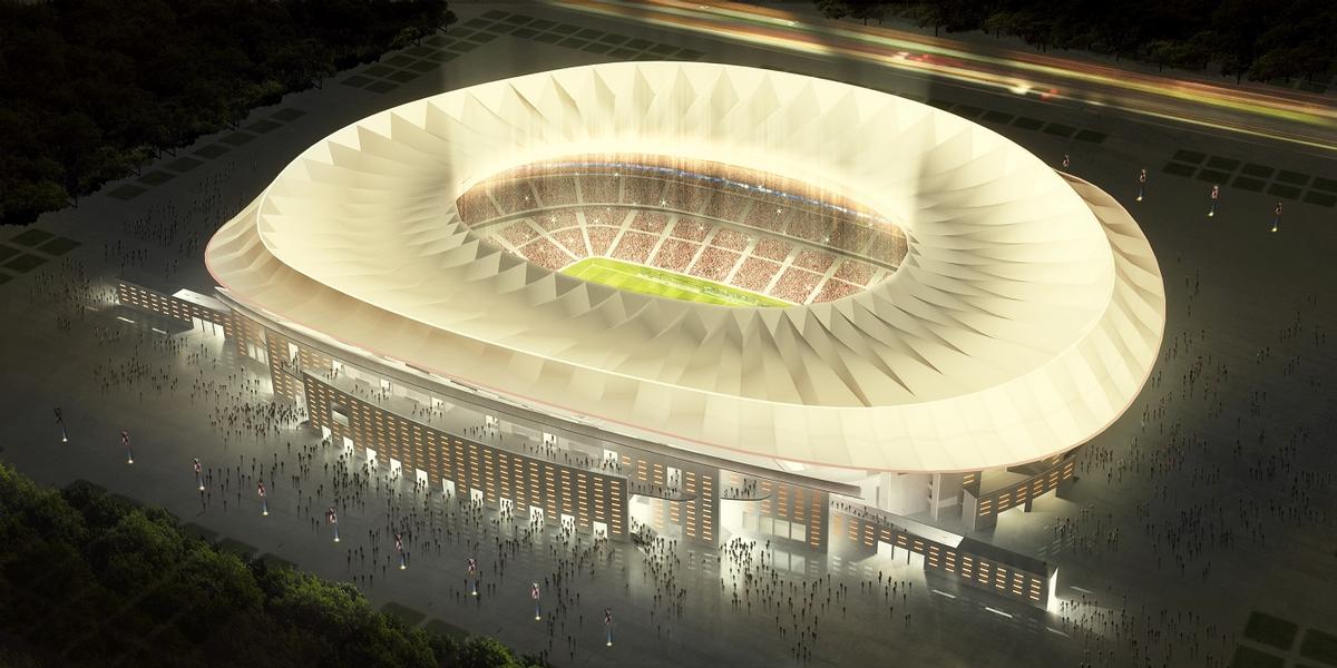 Estadio La Peineta in Madrid by Cruz y Ortiz Arquitectos